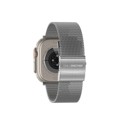 Watch Ultra 49mm Amazing Thing Titan Metal Hasır Kordon