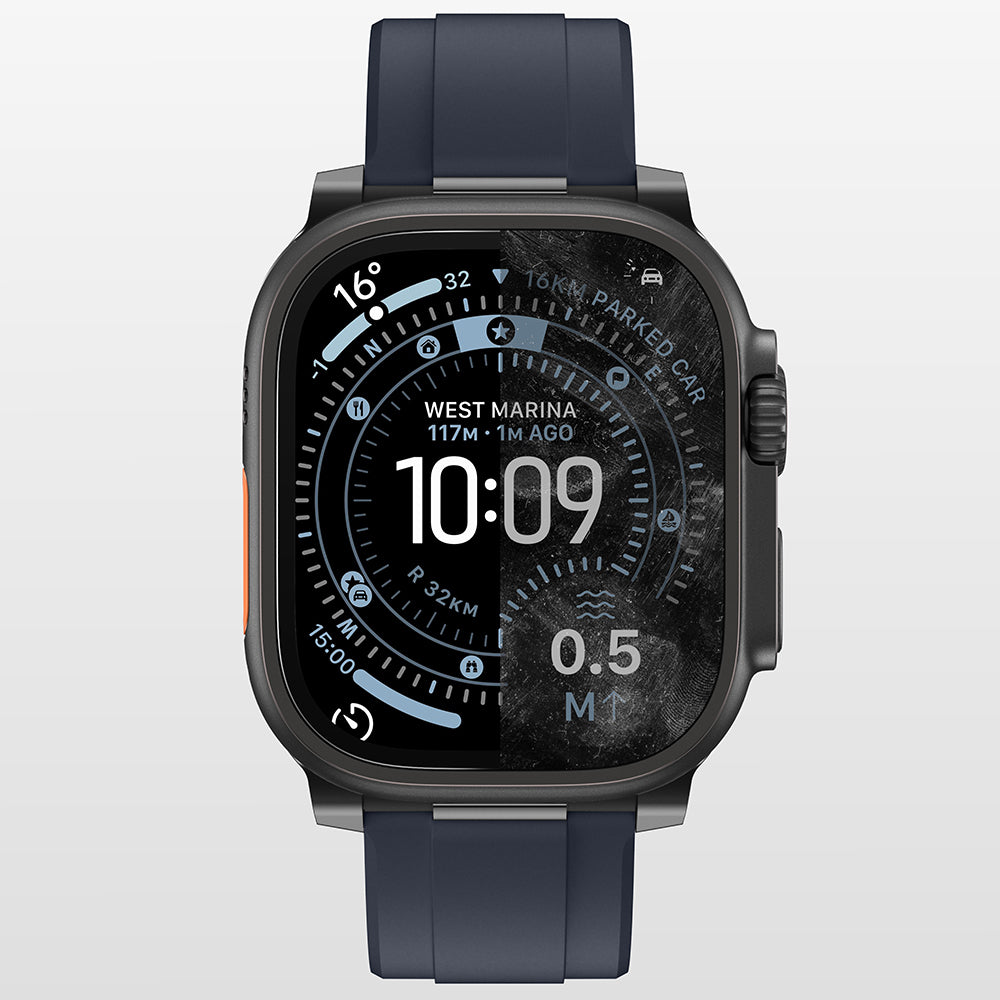 Watch Ultra 49mm Amazingthing Radix AccuGuard Serisi Akıllı Saat Temperli Cam Ekran Koruyucu