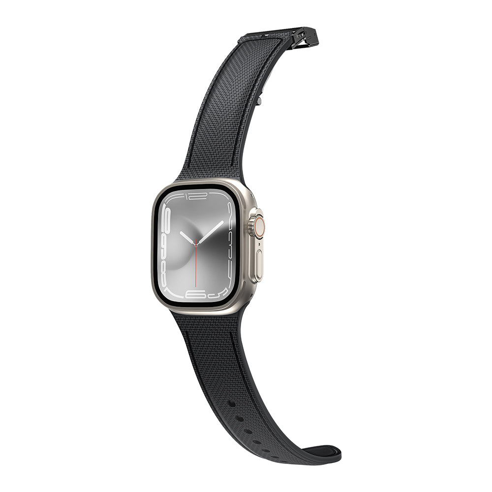 Watch Ultra 49mm Amazingthing Titan Swift Deri Dokulu Silikon Kordon
