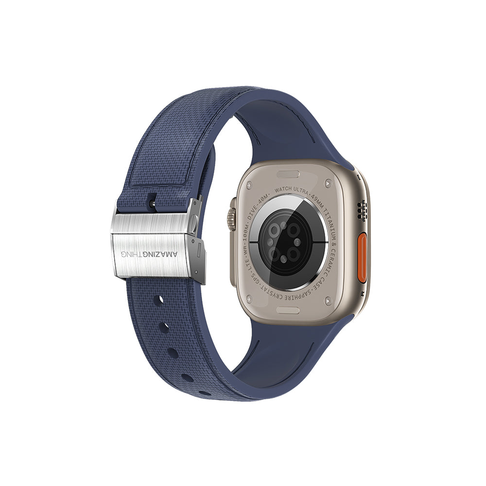 Watch Ultra 49mm Amazingthing Titan Swift Deri Dokulu Silikon Kordon