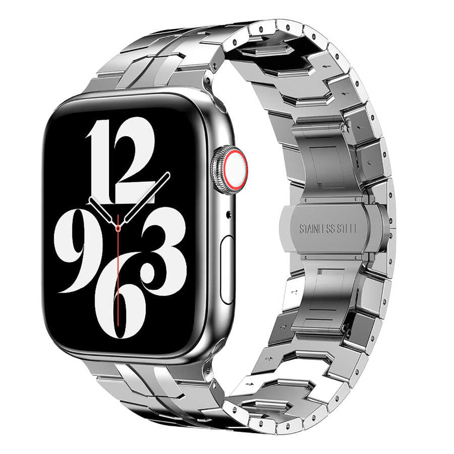 Apple Watch Ultra 49mm Kordon KRD-63 Metal Strap Kayış
