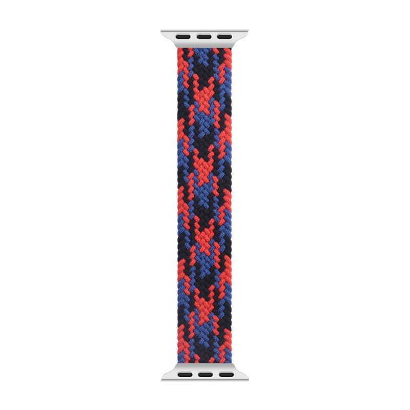 Watch Ultra 49mm Kordon Wiwu Braided Solo Loop Contrast Color Large Strap Kayış