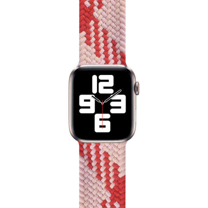 Watch Ultra 49mm Kordon Wiwu Braided Solo Loop Contrast Color Large Strap Kayış