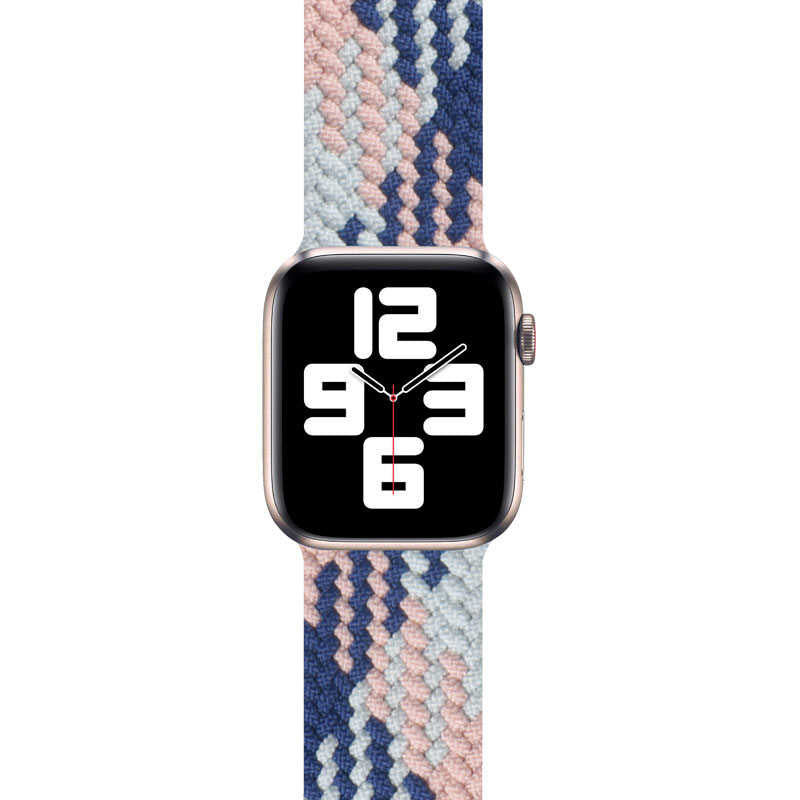 Watch Ultra 49mm Kordon Wiwu Braided Solo Loop Contrast Color Large Strap Kayış