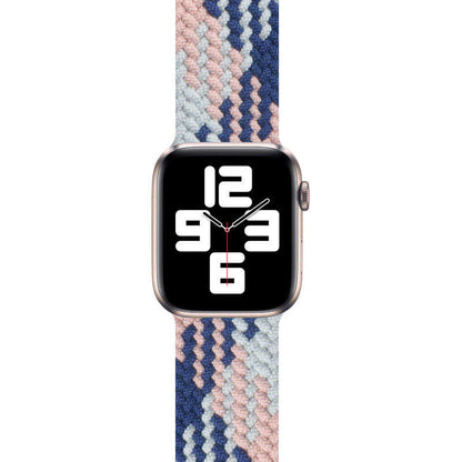 Watch Ultra 49mm Kordon Wiwu Braided Solo Loop Contrast Color Large Strap Kayış
