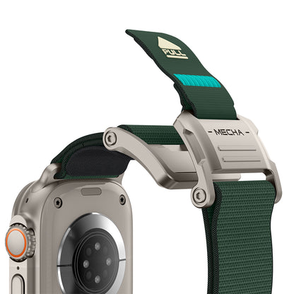 Apple Watch Ultra 49mm Mohseven iWatch Mecha Sport Hasır Kordon
