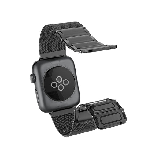 Watch Ultra 49mm Raptic Classic Plus Serisi Magnetik Metal Hasır Kordon