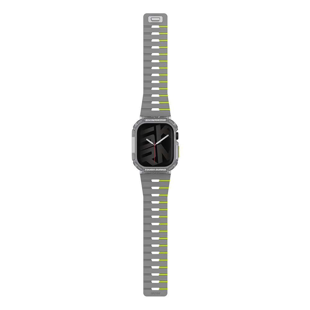 Watch Ultra 49mm Skinarma Nightglow Atom TPU Kasa Koruyucu + Gemini Silikon Kordon