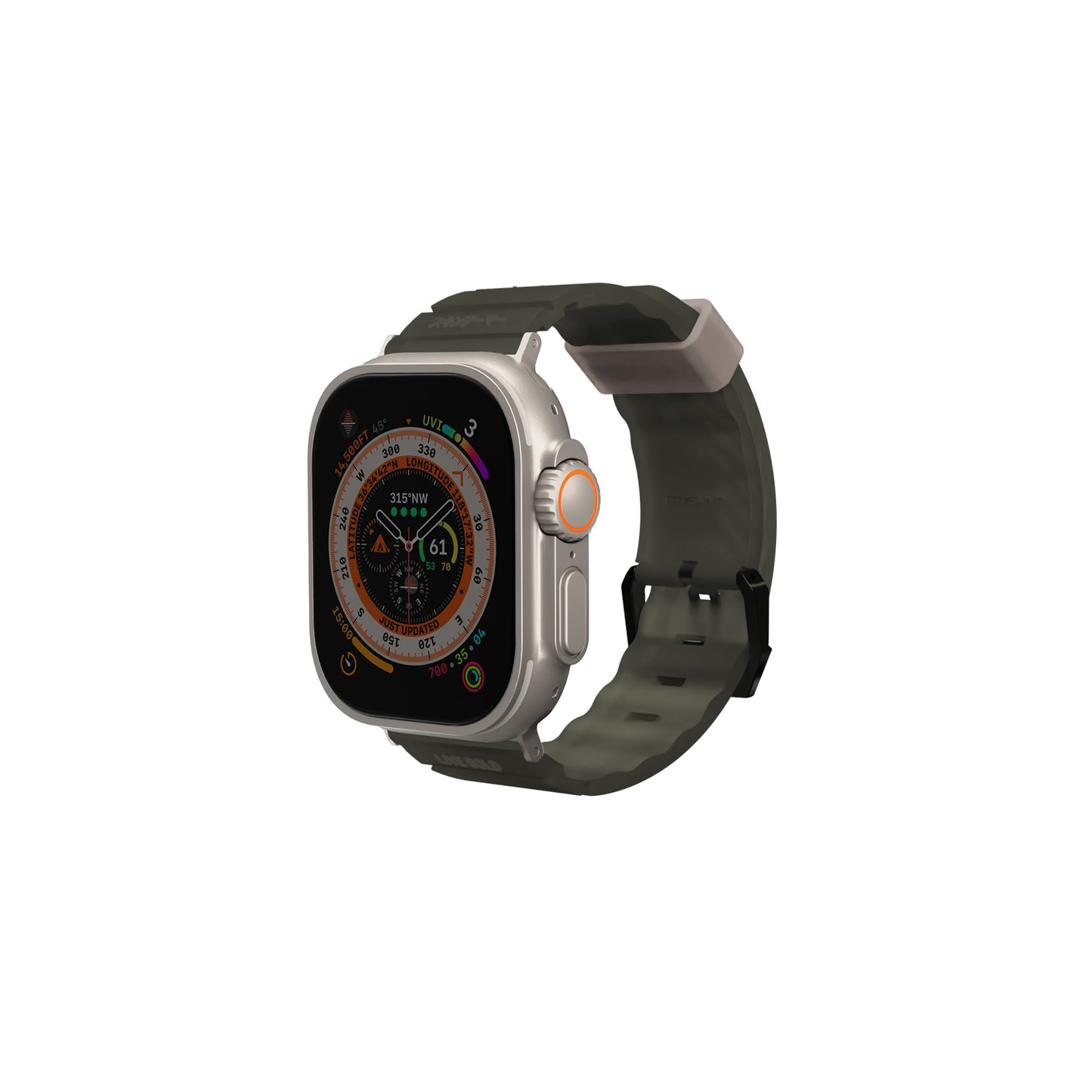 Watch Ultra 49mm SkinArma Shokku Silikon Kordon