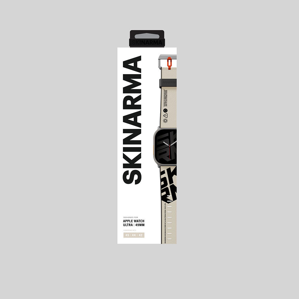 Watch Ultra 49mm SkinArma Spunk Serisi PU Deri Kordon