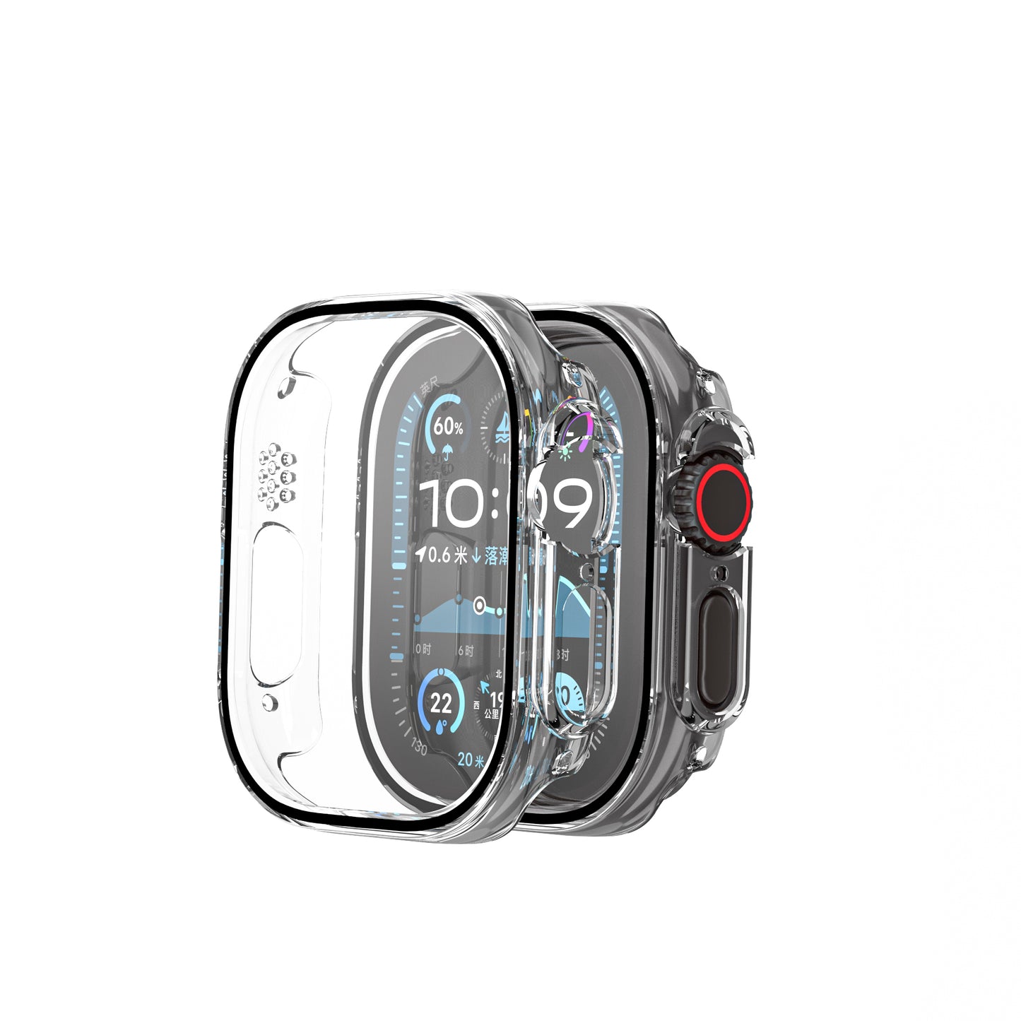 Watch Ultra 49mm Wiwu JD-108 Kasa Koruyucu + HD Ekran Koruyucu Film