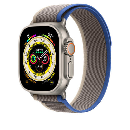 Watch Ultra 49mm Wiwu Trail Loop Naylon Örgü İşlemeli Hasır Kordon Strap Kayış