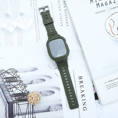 Watch Ultra 49mm Wiwu Wi-WB014 Armor Serisi 2in1 Sert PC Kasa Koruyuculu Silikon Kordon