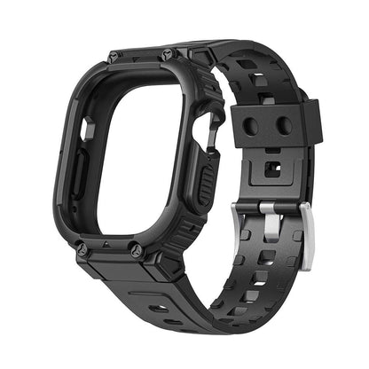 Watch Ultra 49mm Wiwu Wi-WB014 Armor Serisi 2in1 Sert PC Kasa Koruyuculu Silikon Kordon