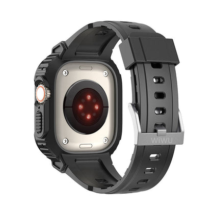 Watch Ultra 49mm Wiwu Wi-WB014 Armor Serisi 2in1 Sert PC Kasa Koruyuculu Silikon Kordon