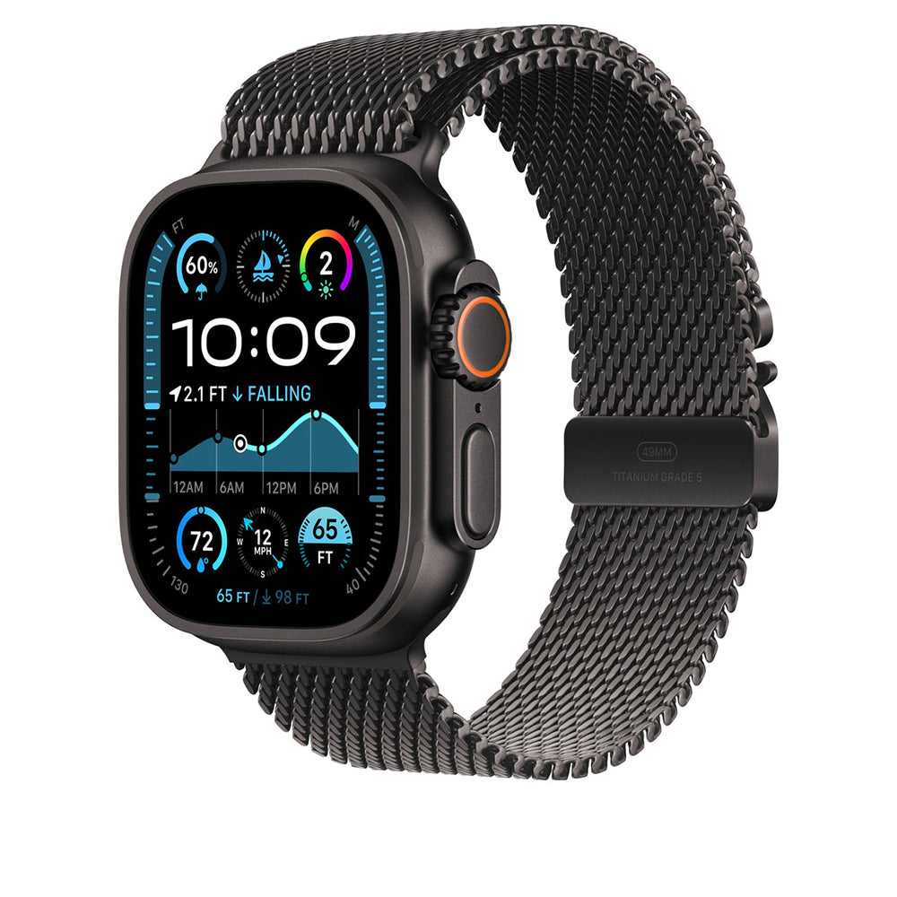 Apple Watch Ultra 49mm Zore KRD-100 Titanyum Hasır Kordon