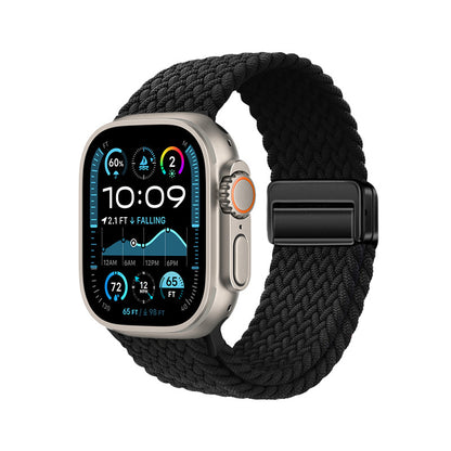 Apple Watch Ultra 49mm Zore KRD-134 Örgü Tasarımlı Hasır Kordon Strap Kayış