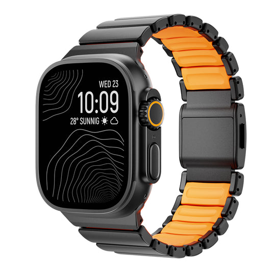 Apple Watch Ultra 49mm Zore KRD-149 Metal Silikon Kordon