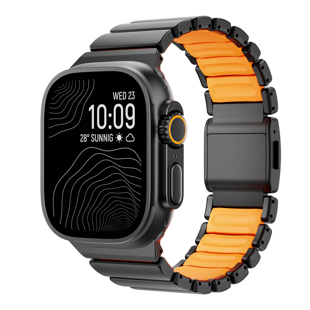 Apple Watch Ultra 49mm Zore KRD-149 Metal Silikon Kordon