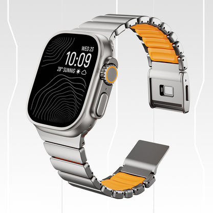 Apple Watch Ultra 49mm Zore KRD-149 Metal Silikon Kordon