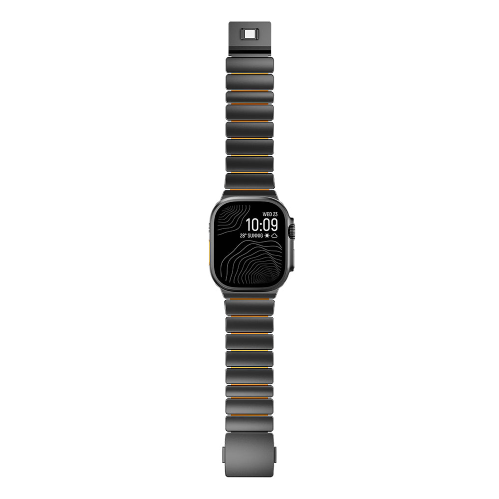 Apple Watch Ultra 49mm Zore KRD-152 Titanyum Silikon Kordon