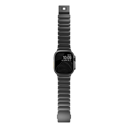 Apple Watch Ultra 49mm Zore KRD-152 Titanyum Silikon Kordon