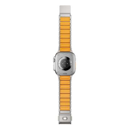 Apple Watch Ultra 49mm Zore KRD-152 Titanyum Silikon Kordon