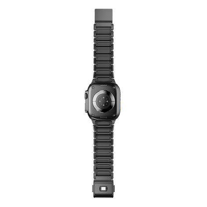 Apple Watch Ultra 49mm Zore KRD-152 Titanyum Silikon Kordon