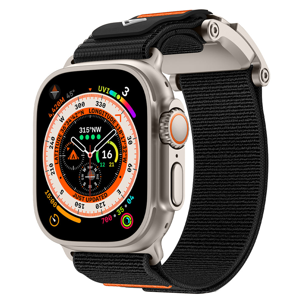 Apple Watch Ultra 49mm Zore KRD-154 Naylon Kumaş Hasır Örgülü Kordon