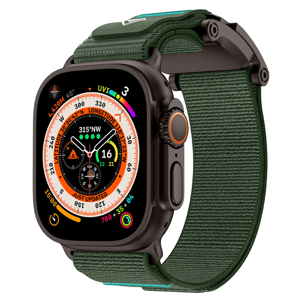 Apple Watch Ultra 49mm Zore KRD-154 Naylon Kumaş Hasır Örgülü Kordon