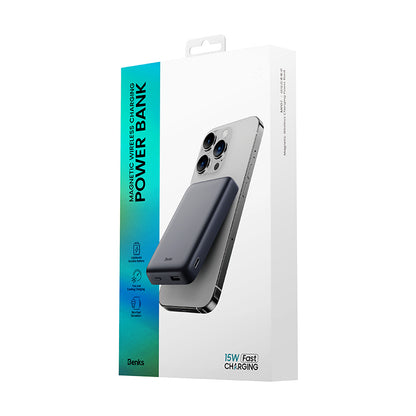 Benks MP07 M-safe Magnetik İnce Tasarımlı Powerbank 10000mAh iPhone 12-13-14 Serisi