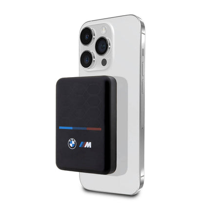 BMW Led Işıklı Göstergeli M-safe Magnetik Orjinal Lisanslı Powerbank 5000 Mah