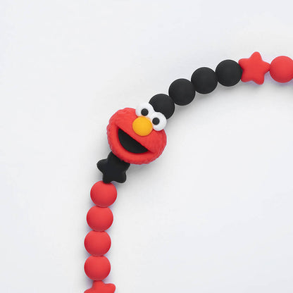 Casebang Cookie ve Elmo Sesame Street Telefon Bilek Askı İpi