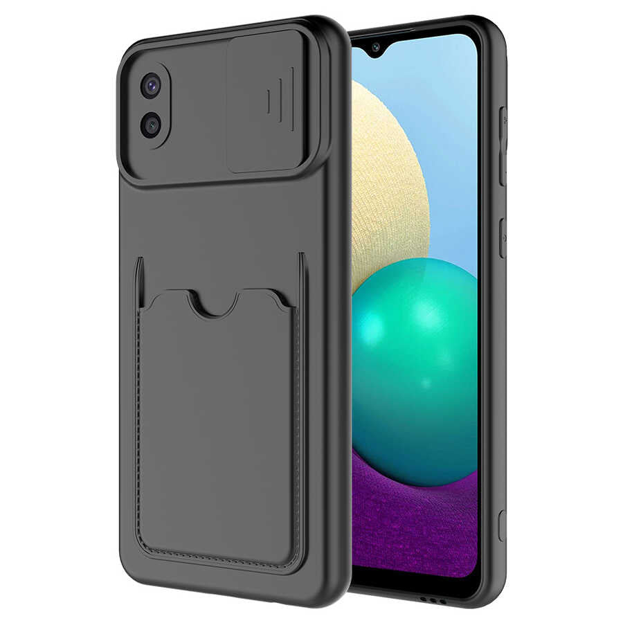 Galaxy A02 Kılıf Zore Kartix Kapak