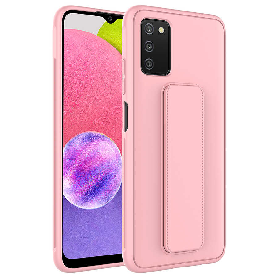 Galaxy A03S Kılıf Zore Qstand Kapak