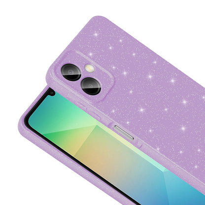 Galaxy A06 Kılıf Kamera Korumalı Simli Lüks Zore Koton Kapak