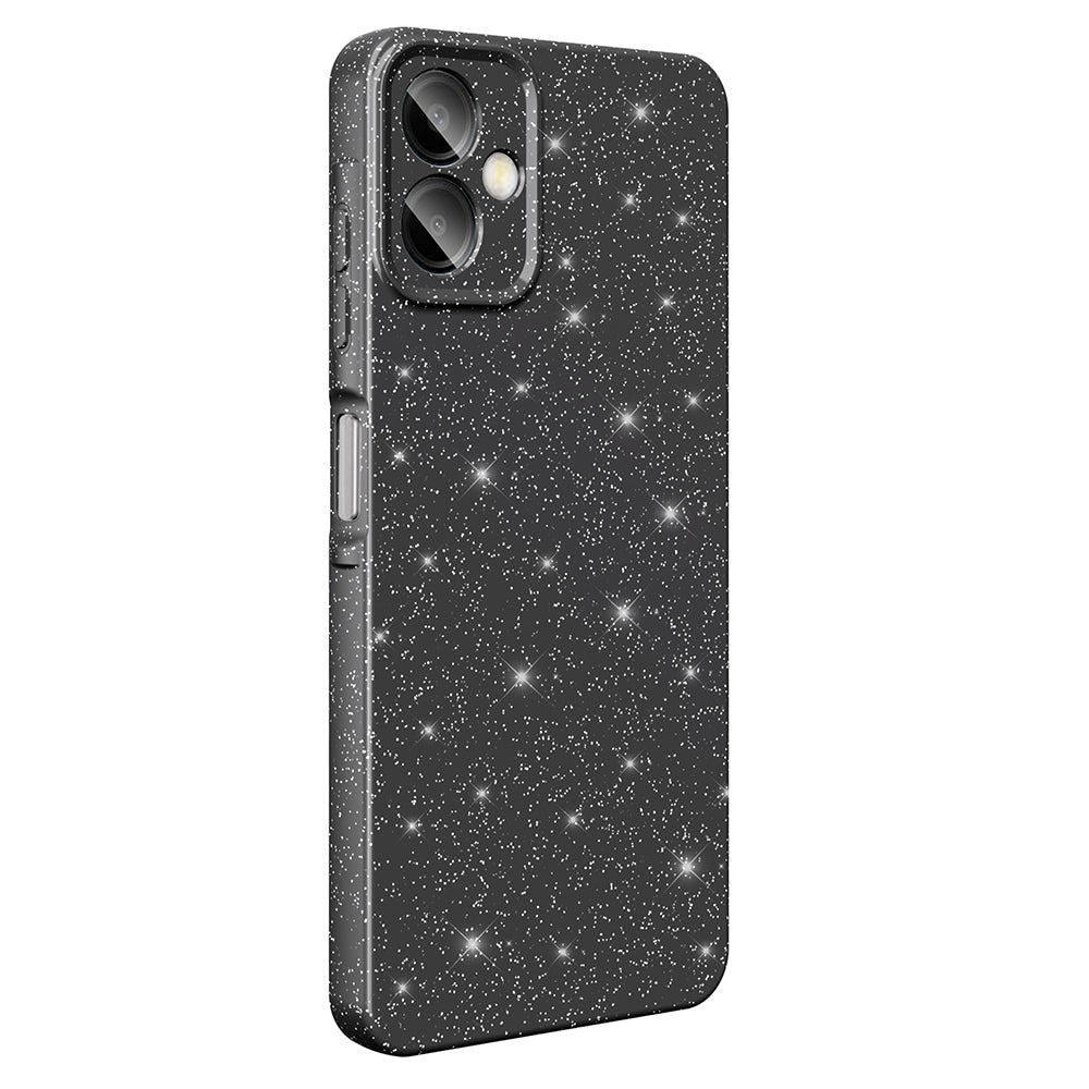 Galaxy A06 Kılıf Kamera Korumalı Simli Lüks Zore Koton Kapak