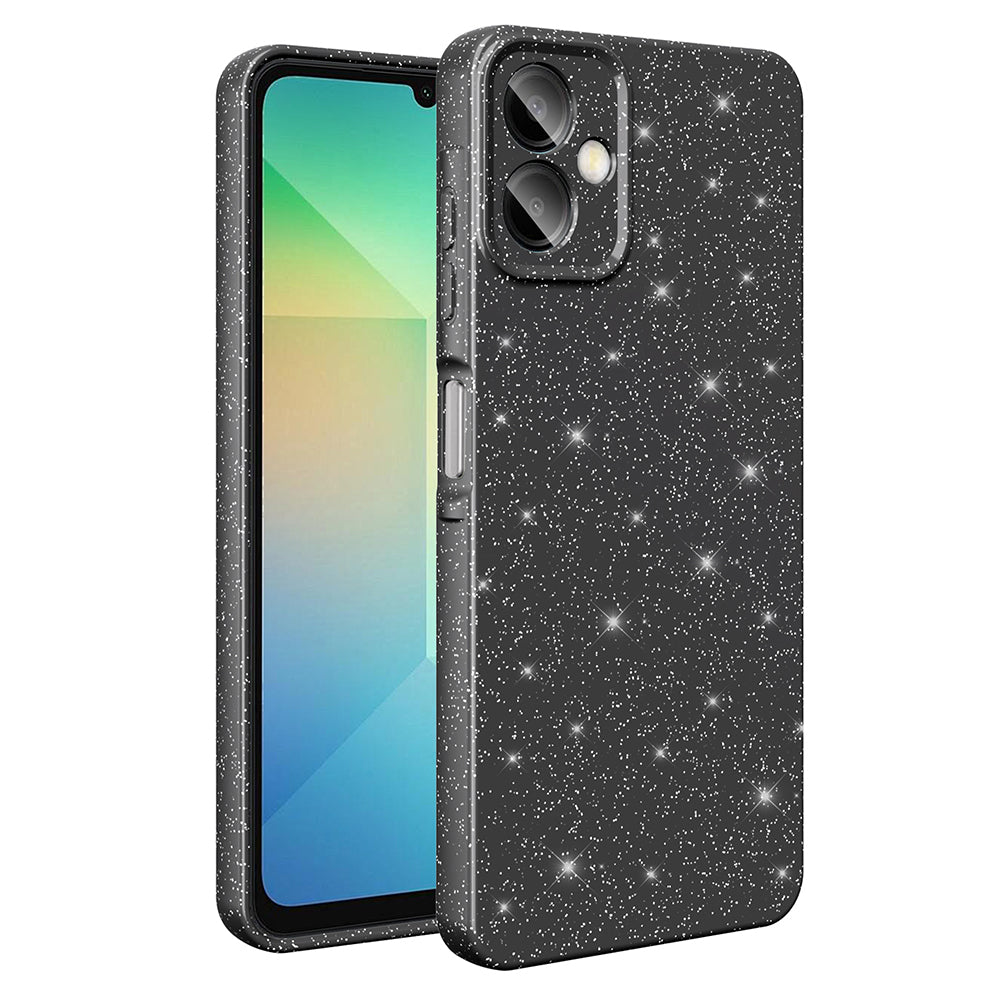 Galaxy A06 Kılıf Kamera Korumalı Simli Lüks Zore Koton Kapak