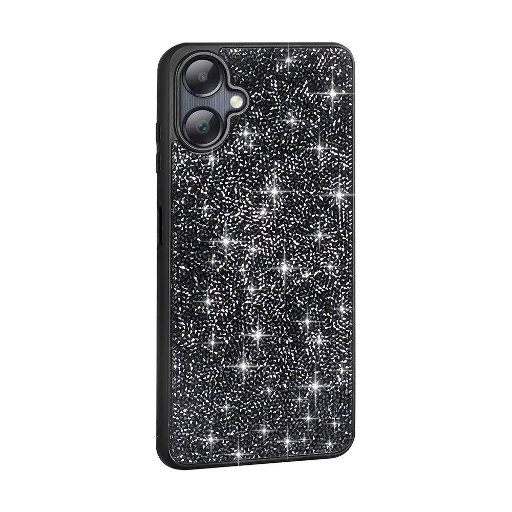 Galaxy A06 Kılıf Parlak Taşlı Tasarım Zore Pırlanta Kapak