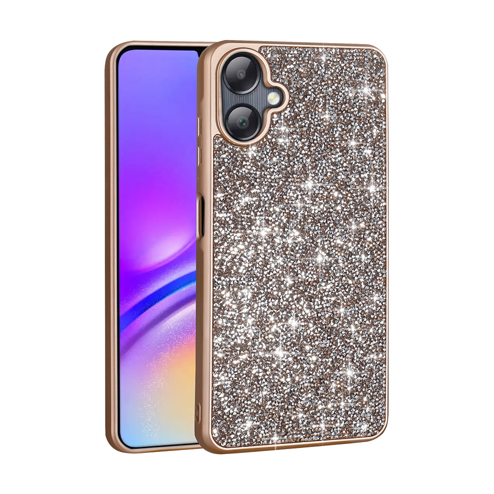 Galaxy A06 Kılıf Parlak Taşlı Tasarım Zore Pırlanta Kapak