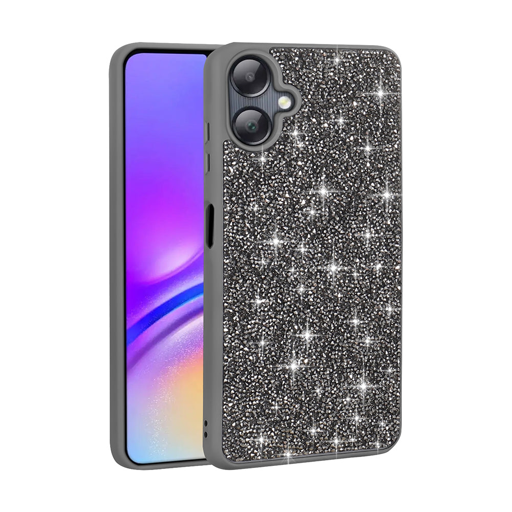 Galaxy A06 Kılıf Parlak Taşlı Tasarım Zore Pırlanta Kapak