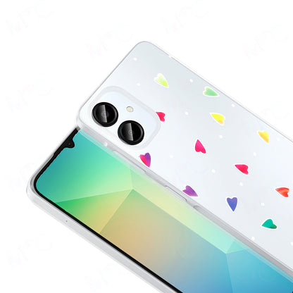 Galaxy A06 Kılıf Şeffaf Figürlü Zore Folk Sert Kapak