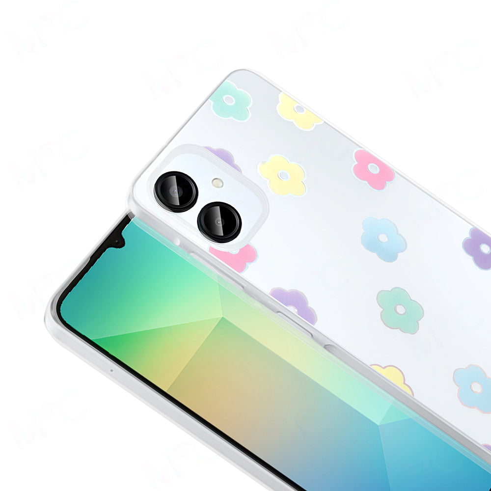 Galaxy A06 Kılıf Şeffaf Figürlü Zore Folk Sert Kapak