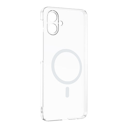 Galaxy A07 Kamera Korumalı M-Safe Şarj Özellikli Şeffaf Zore London Sert PC Kapak