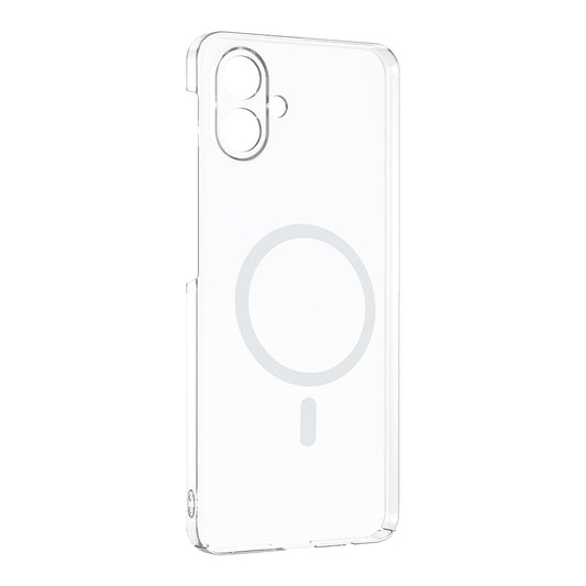 Galaxy A07 Kamera Korumalı M-Safe Şarj Özellikli Şeffaf Zore London Sert PC Kapak
