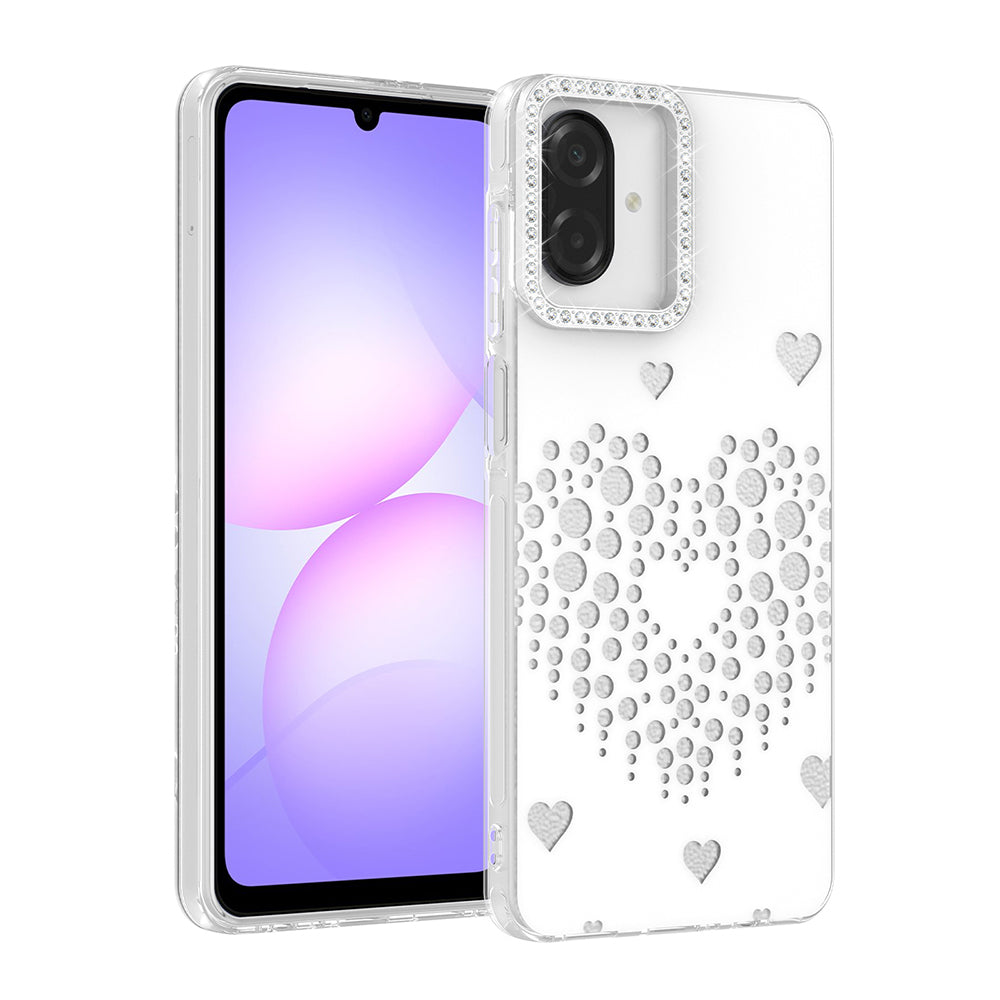 Galaxy A07 Kılıf Damla Taşlı Zore Rivas Sert PC Kapak