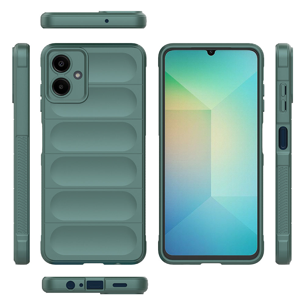 Galaxy A07 Kılıf Esnek TPU Oyuklu Arka Yüzey Tasarımlı Zore Etnik Silikon Kapak