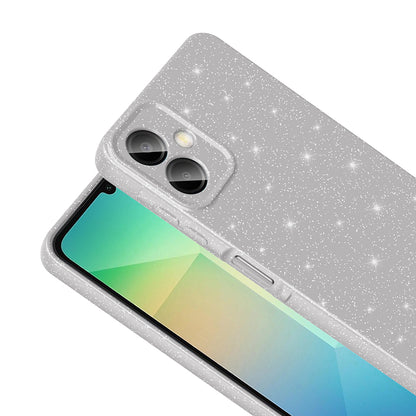 Galaxy A07 Kılıf Kamera Korumalı Simli Lüks Zore Koton Kapak