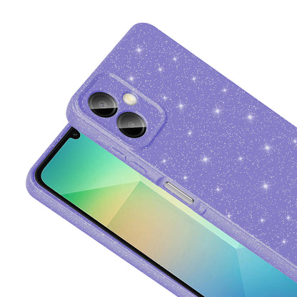 Galaxy A07 Kılıf Kamera Korumalı Simli Lüks Zore Koton Kapak