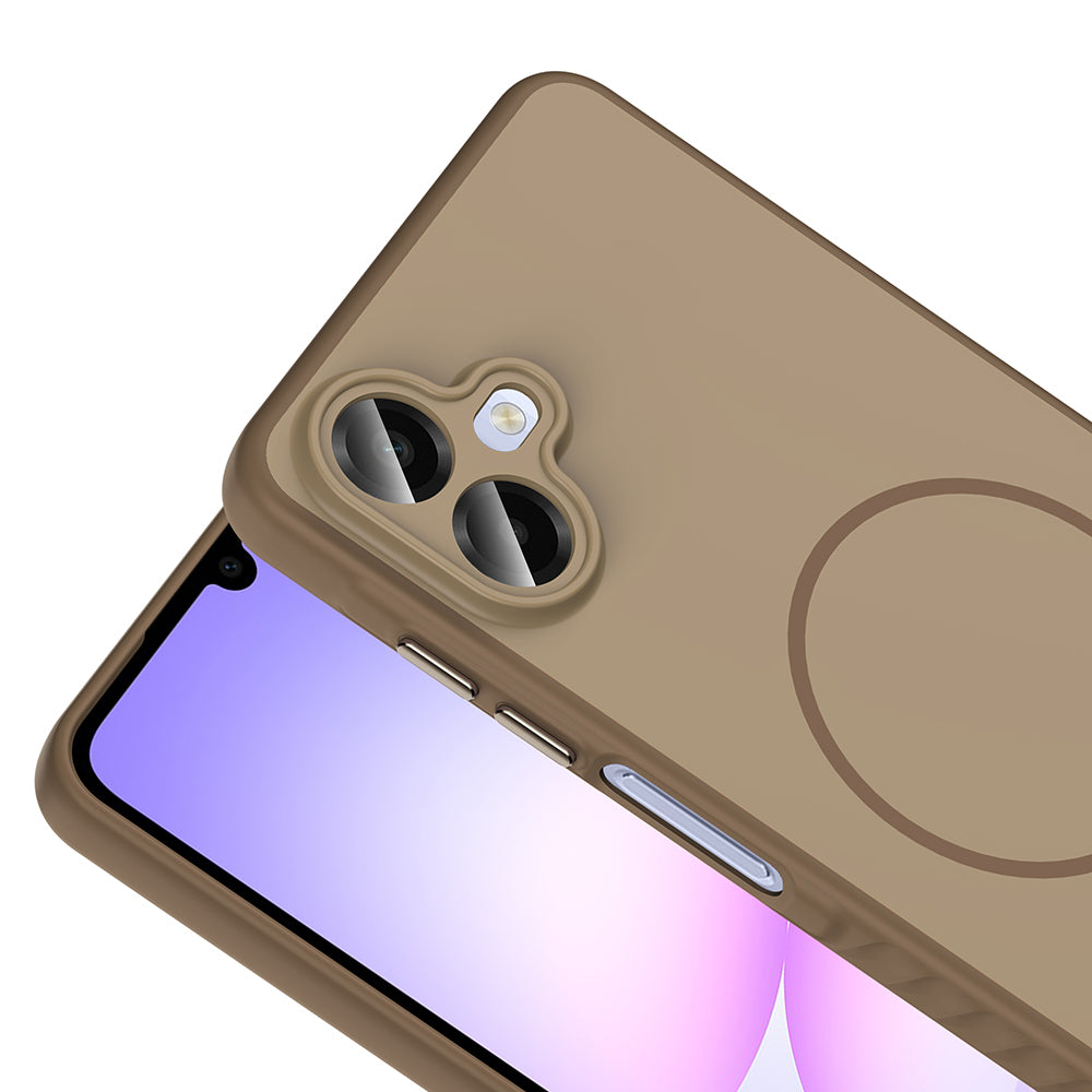 Galaxy A07 Kılıf M-safe Şarj Özellikli Zore Tea Kapak